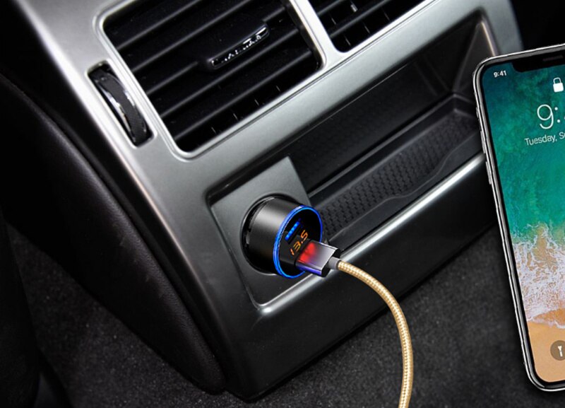 Nuovo USB macchina portato Caricatore Del Telefono Accessori auto per Hyundai IX35 IX45 sonata Verna Solaris Elantra Tucson Mistra IX25 I30