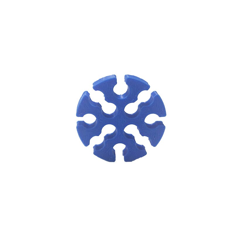 12 hole CAT5 / CAT6 type 5 / 6 general purpose Organizer for Office / Computer / Home Arrangement Tidy Tool Network Cable Combs: Blue