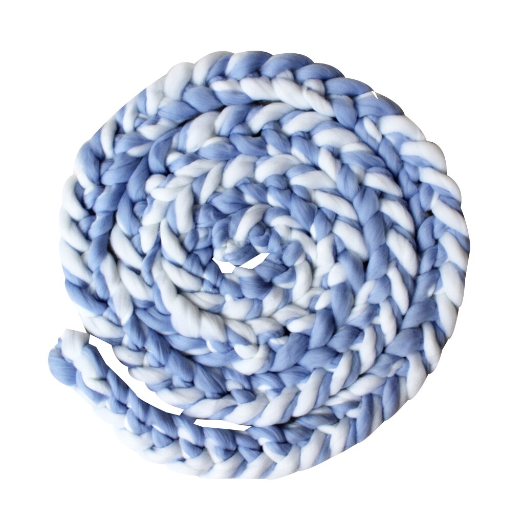 Zachte Pasgeboren Baby Bed Bumper Weven Pluche Knoop Crib Bumper Kids Bed Baby Protector Baby Room Decor Foto Props: NO.5