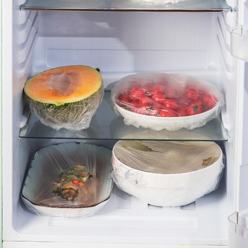 Bolsas de plástico reutilizables para alimentos, cubiertas elásticas ajustables para cuencos, universales, para cocina, para mantener la frescura