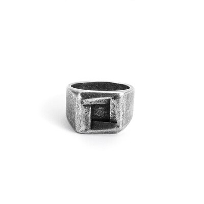 Onlysda ruostumaton teräs viking neliö kultasormus vintage vasara retro punk korut sormi mies hääkuponki korut osr 186: 7 / Osr 186