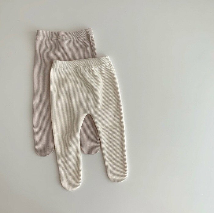 Ins Baby Leggings Autumn Winter Baby Ribbed Leggings