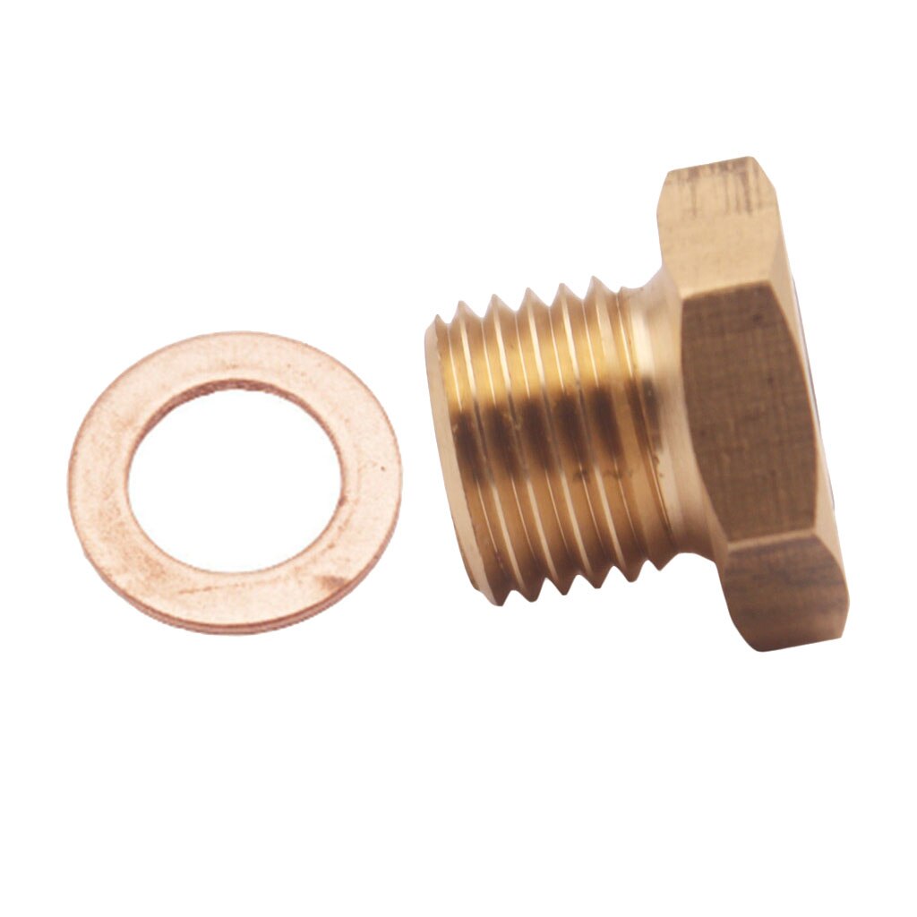 1/8" NPT Female To Metric M14x1.5 Male Oil Pressure Gauge Adapter BRASS