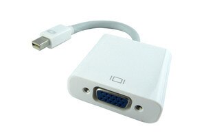 Cablecc Mini Displayport DP to VGA RGB Female adapter cable support ATI eyefinity