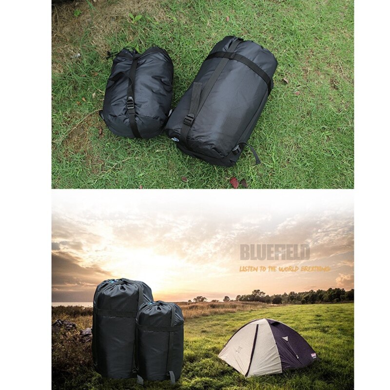 Udendørs vandtæt komprimeringssæk praktisk letvægts sovepose opbevaringspakke til camping rejse drift vandreture
