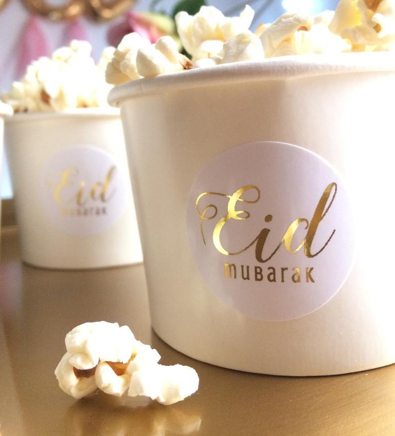 EID Mubarak Rollenaufkleber Ramadan Kareem Verpackung Siegelaufkleber Islam Muslim Festival Party Dekor EID Geschenketiketten