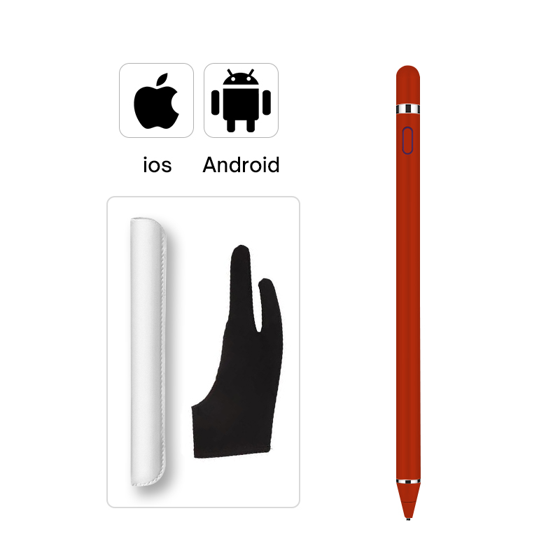 Lápiz Stylus para Apple, lápiz táctil para teléfono, iPad Pro, Samsung, Huawei, Xiaomi, tableta móvil, IOS y Android: Red gift