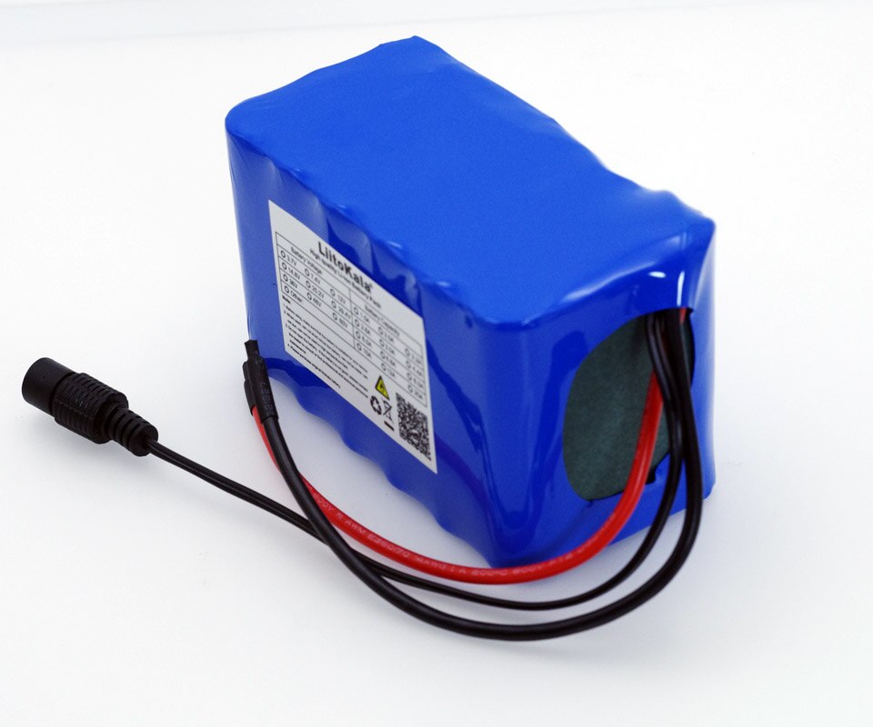 LiitoKala 24V 6s 4A 6A 8A 10A 18650 battery pack 25.2V 12Ah Li-ion battery for bicycle battery 350W E bike 250W motor+Charger