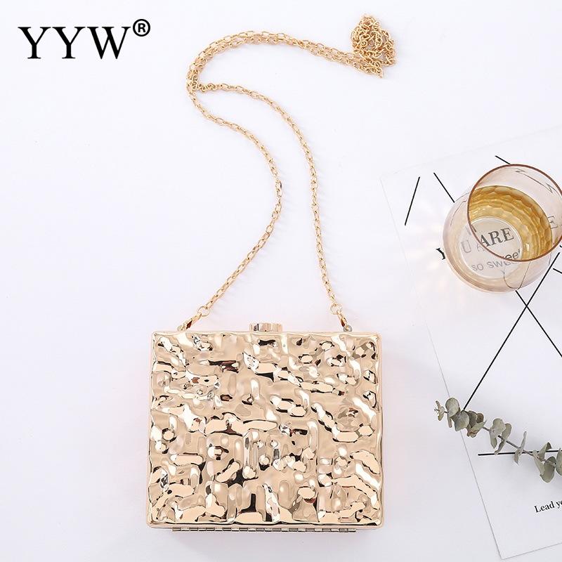 Box Bags For Women Clutch purse Wedding Party Evening Clutches women&#39;s shoulder bag Female Chain Sling Crossbody Bags