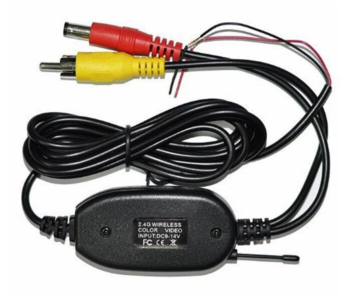 12v 24v back parkering backup cam bil backkamera trådlös kabelsats 2.4 ghz fordonskameror trådlös sändare/mottagare