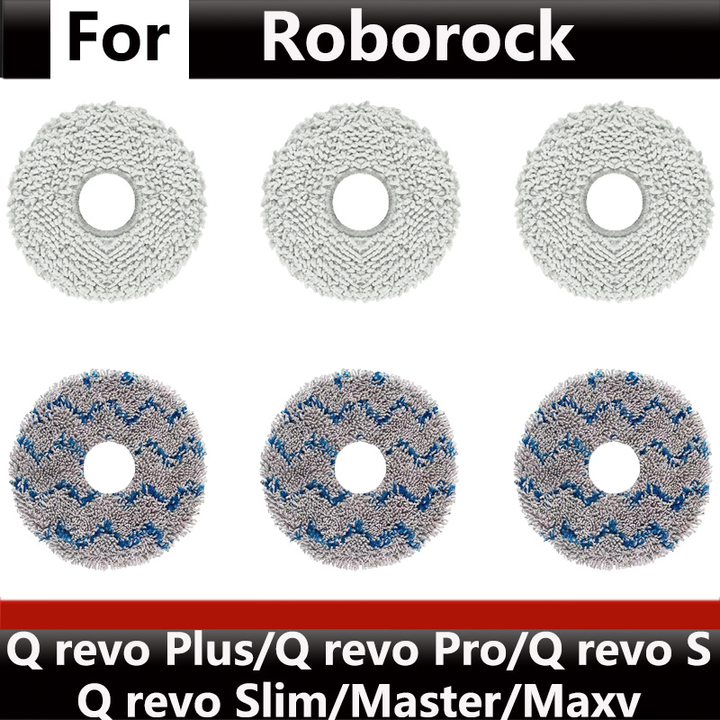 Voor Roborock Q Revo Curv/Pro/S Stofzuigeraccessoires, dweilverbruiksartikelen voor Q Revo Plus/Pro/Slim vloer dweilrobots