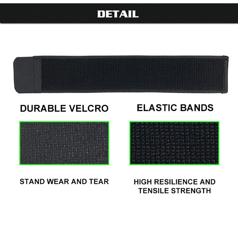 Outdoor Sport Beschermende Kleding Enkel Ondersteuning Voetbal Sok Leggings Guards Guards Kalf Vaste Riem Paar