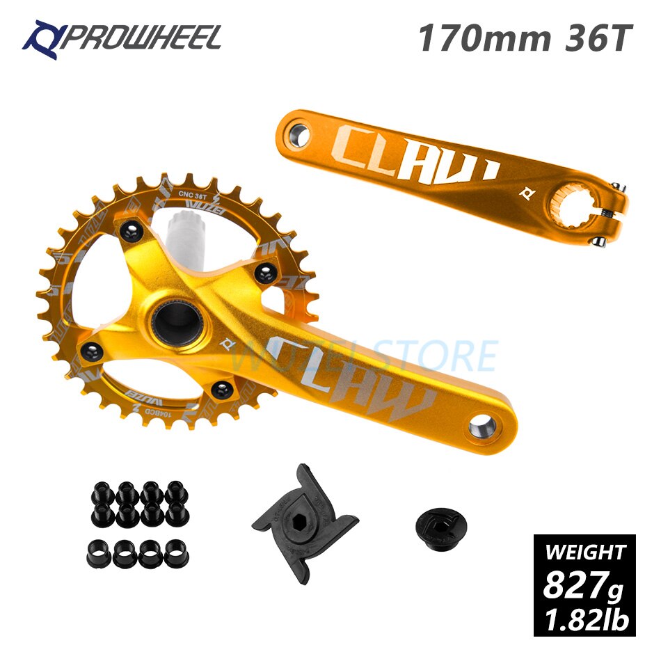 Pignon De Pédalier VTT 34T/36T/38T - Compatible Shimano - Manivelle 170mm - Neuf
