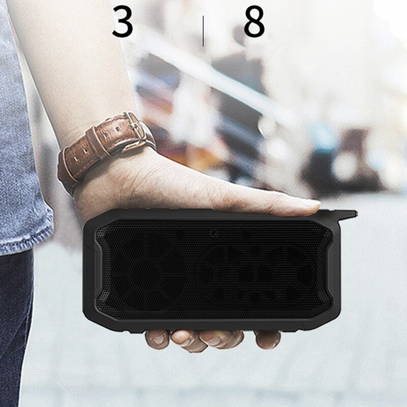 Abdz-X2 Draadloze Bluetooth Speaker, Subwoofer Outdoor IPX7 Waterdicht 360 Shock Ringtone Bluetooth Speler