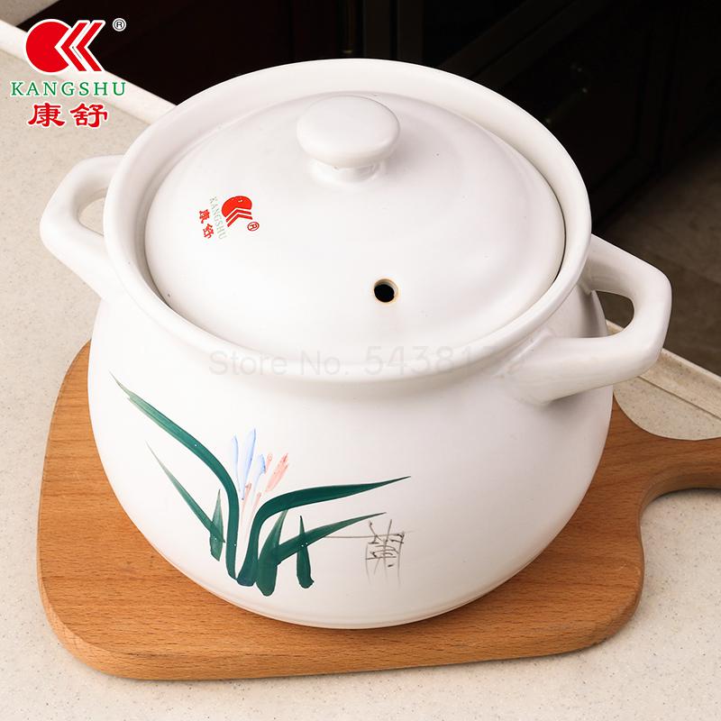 Braadpan Hoge Temperatuur Fornuis Grote Capaciteit Soeppan Open Vuur Straight Soep Soep Home Gas Pap Pot Keramische Pot