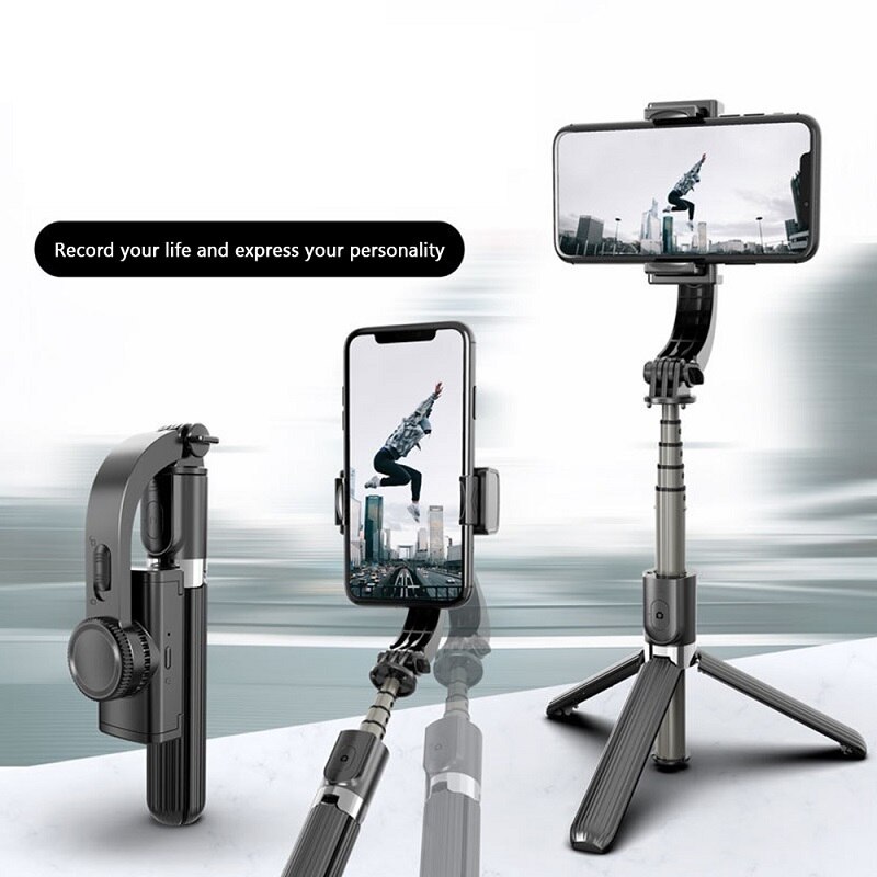 Handheld Gimbal Stabilizer Enkele As Hand Gimbal Smartphone Stabilisator Statief Selfie Stok Stabilisator Voor Telefoon Live Photo