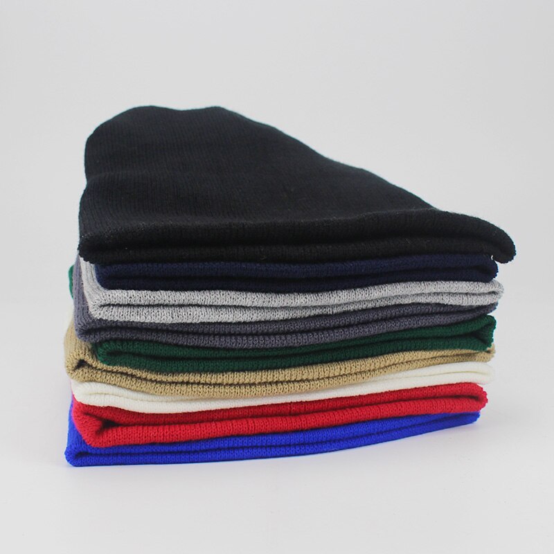 Vinter luer for kvinner menn strikket lue bein svart lue lue for jenter merke lue kvinnelige og mannlige skullies par strømpe caps