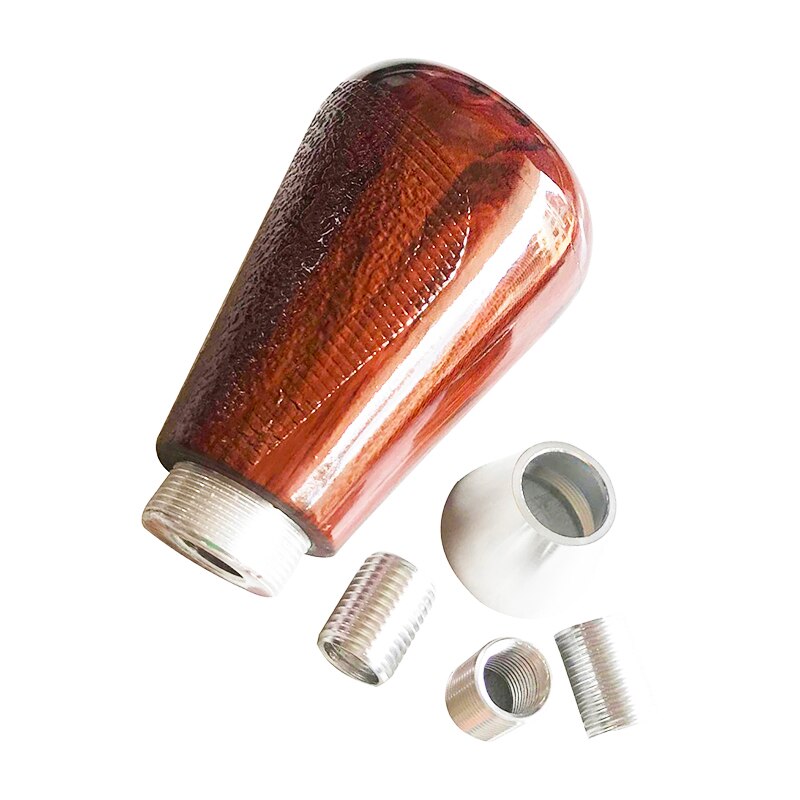 Car Styling Universal 5 Speed Shift Knob Manual Gear Lever Knob Peach Wood Gear Shift Knob