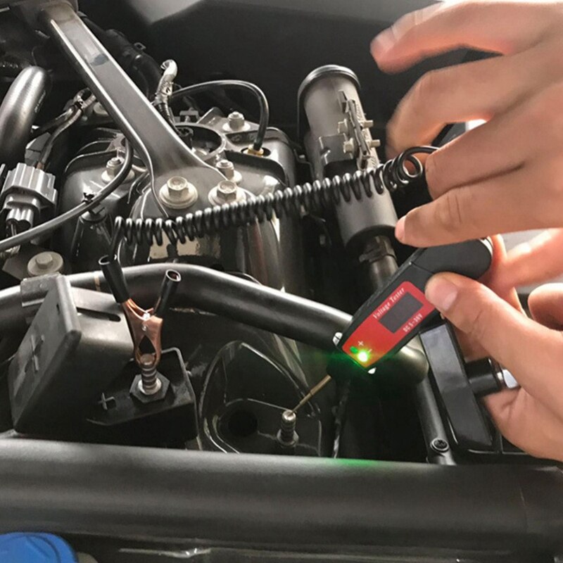 Bolígrafo Digital de prueba de voltaje para coche, Detector de lápiz con luz Led, herramienta de diagnóstico de coche, Universal, Lcd, 5-36V