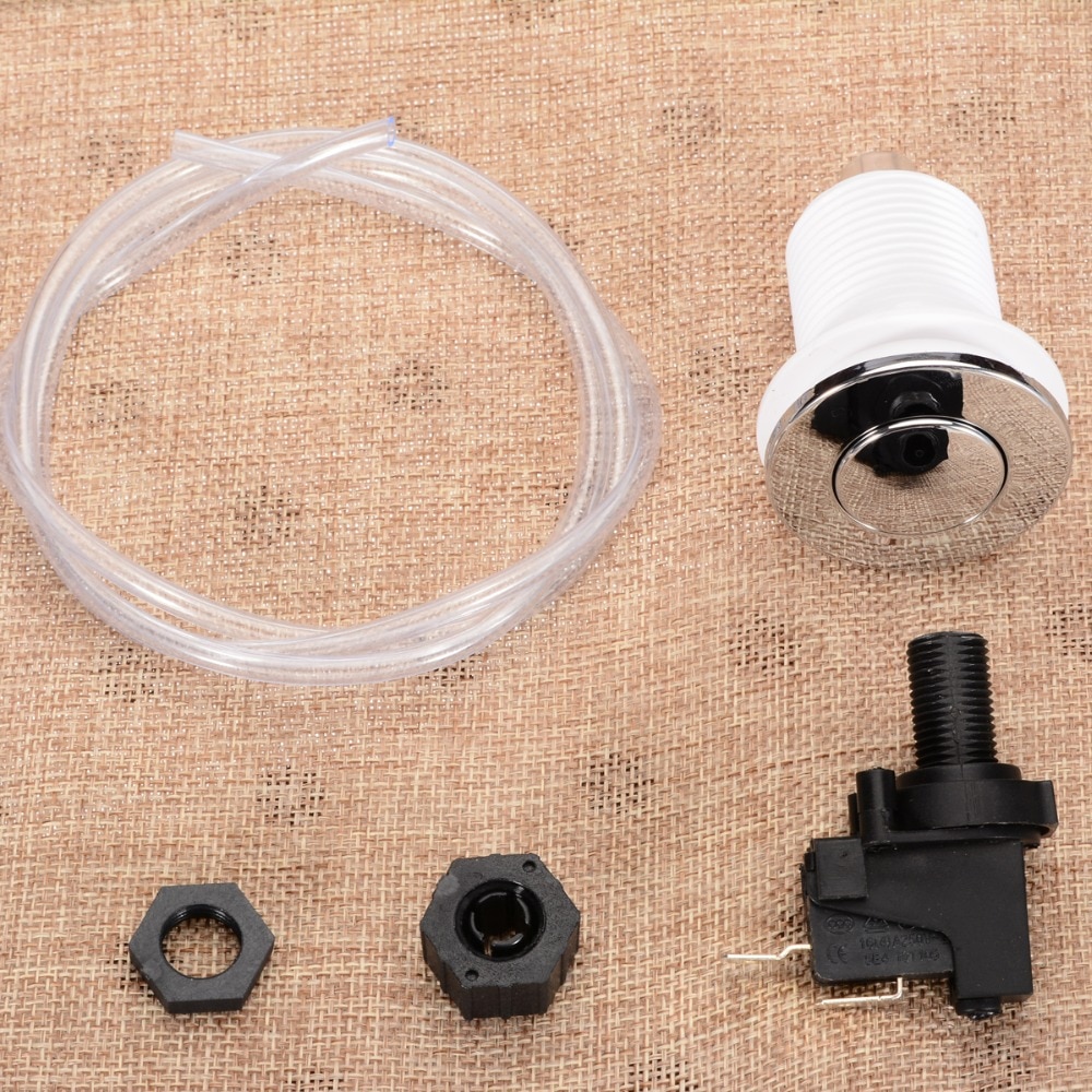 Pneumatic Air Pressure Switch Knob On Off Push Air Button Switch Jet Air Buttons Tool Set For Home Tools 16A