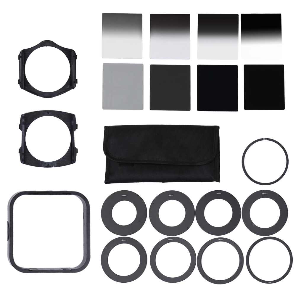 Andoer Universal Neutral Density ND2 4 8 16 Filter Kits for Cokin P Set SLR DSLR Camera Lens Camera Photo Accessories