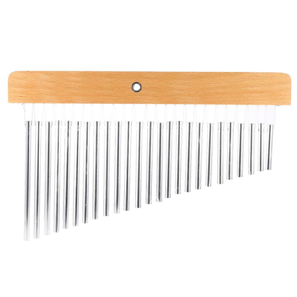 Carillón de barra de 25 tonos de , instrumento de percusión Musical de una sola fila, duradero, 25 bares, adecuado para mejorar la música del coro