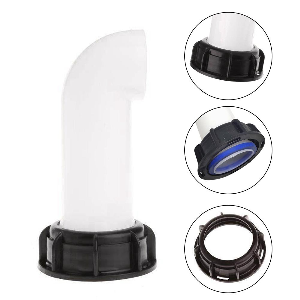 Gevind ibc tank adapter forlænger afløbstuds slange ibc vandtank dyse hane hætte ventil fitting til hjemmehave vandtilslutninger: Default Title