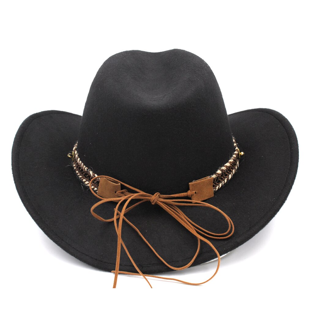 Mistdawn unisex ull bred brätte western cowboyhatt cowgirl kostym keps turkos hampa rep storlek 56-58cm bbe