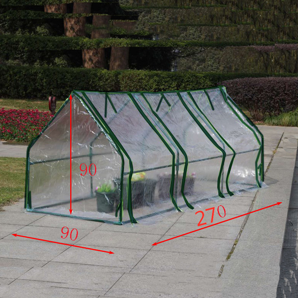 Outdoor Tuin Conservatorium Cover Zonder Beugel Clear Cover PVC Warmtebehoud Kasplant Cover Voor Planten Kinderdagverblijf