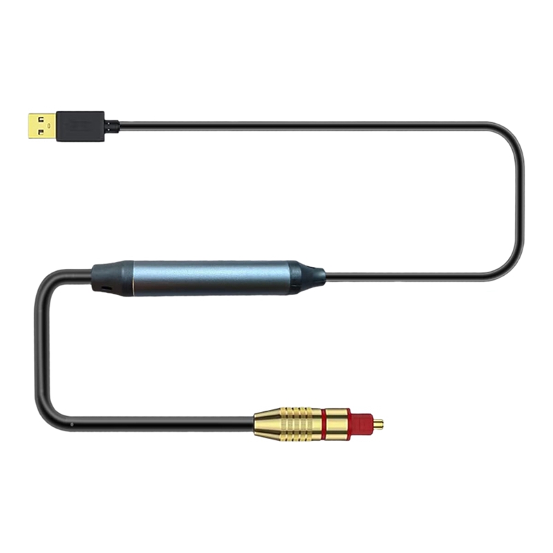 Adaptateur Audio USB vers optique, câble USB vers optique, convertisseur Audio USB vers optique, adaptateur de Port USB A vers SPDIF: Default Title