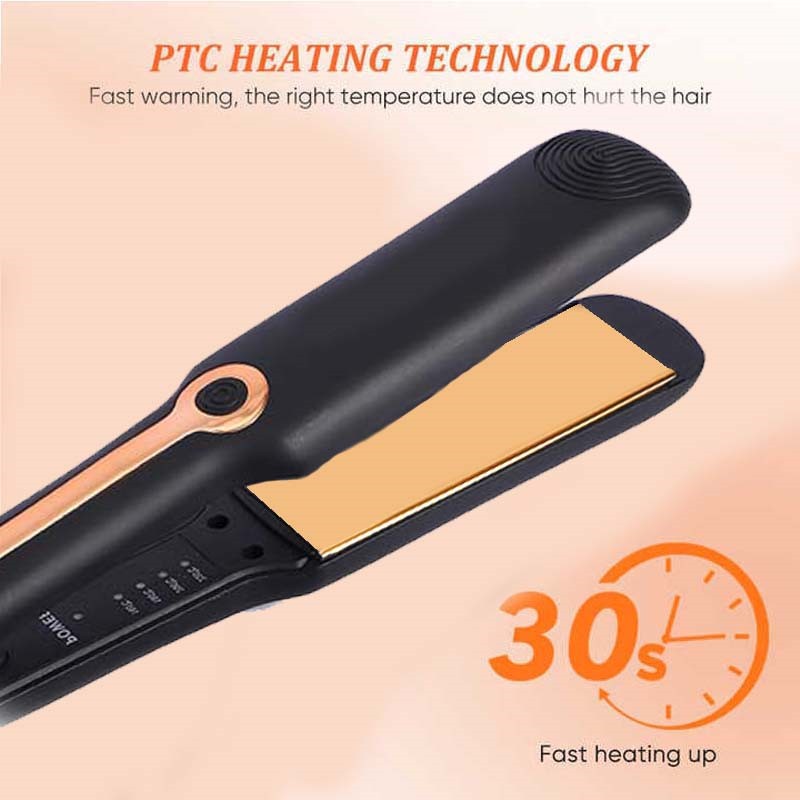 Flat Iorn Straightener And Curler 2 In 1 Ceramic High Heat Flat Irons Hair Straightener Salon Hair Styler Tools