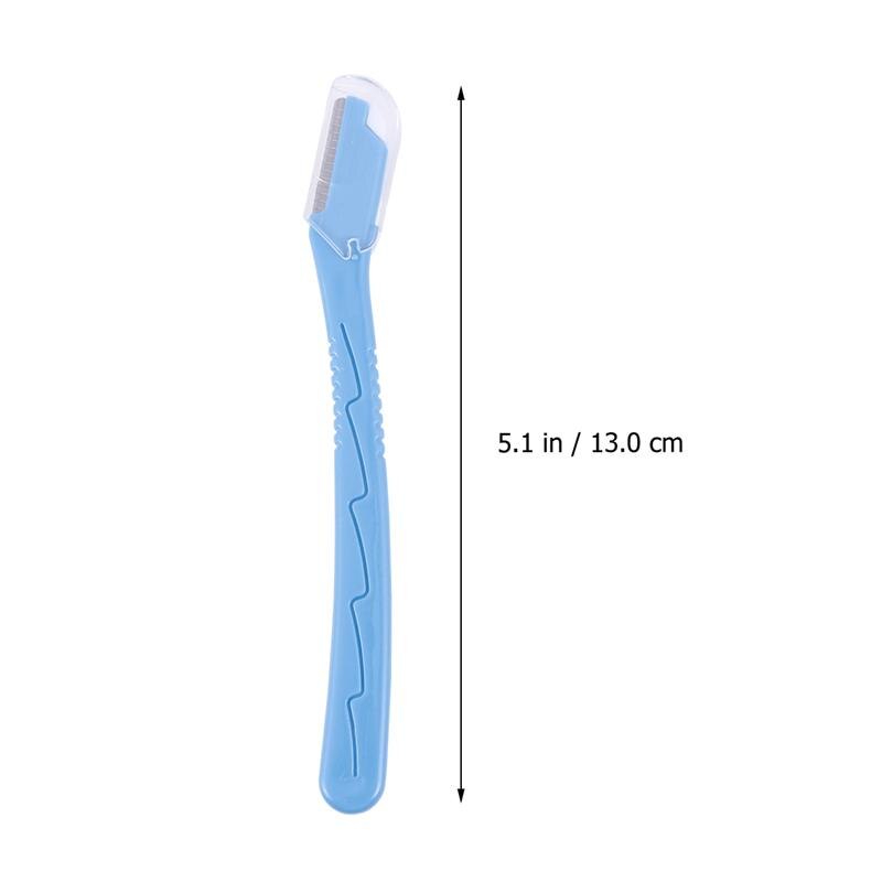 3 pièces/6 pièces sourcil rasoir léger robuste rasoir de sourcils rasoirs de cheveux du visage pour filles dames sourcil maquillage outils couleur mixte