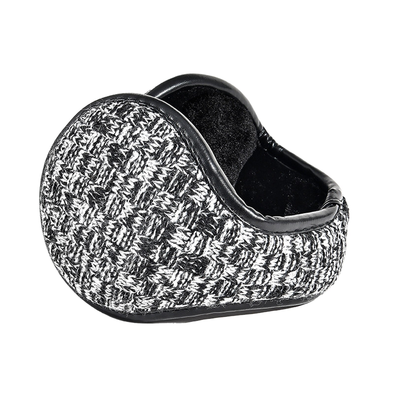 Calentadores de orejas para hombre y mujer, orejeras cálidas de lana plegables a prueba de viento para ciclismo, correr, esquiar, Invierno: Gris oscuro