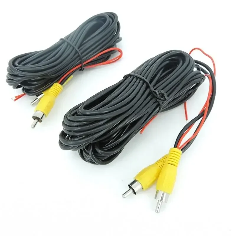 Câble RCA mâle pour caméra de recul de voiture, 6/10/15m, câble d'extension pour moniteur AV