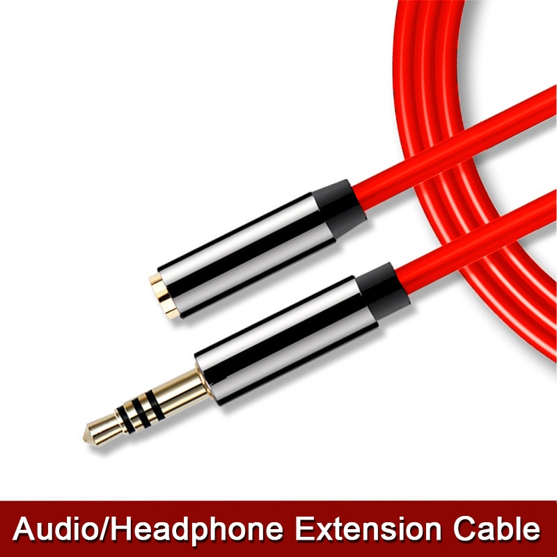 3.5Mm Jack Aux Audio Man-vrouw Verlengkabel Met Microfoon Stereo 3.5 Audio Verlengkabel Compatibel Voor Pc hoofdtelefoon