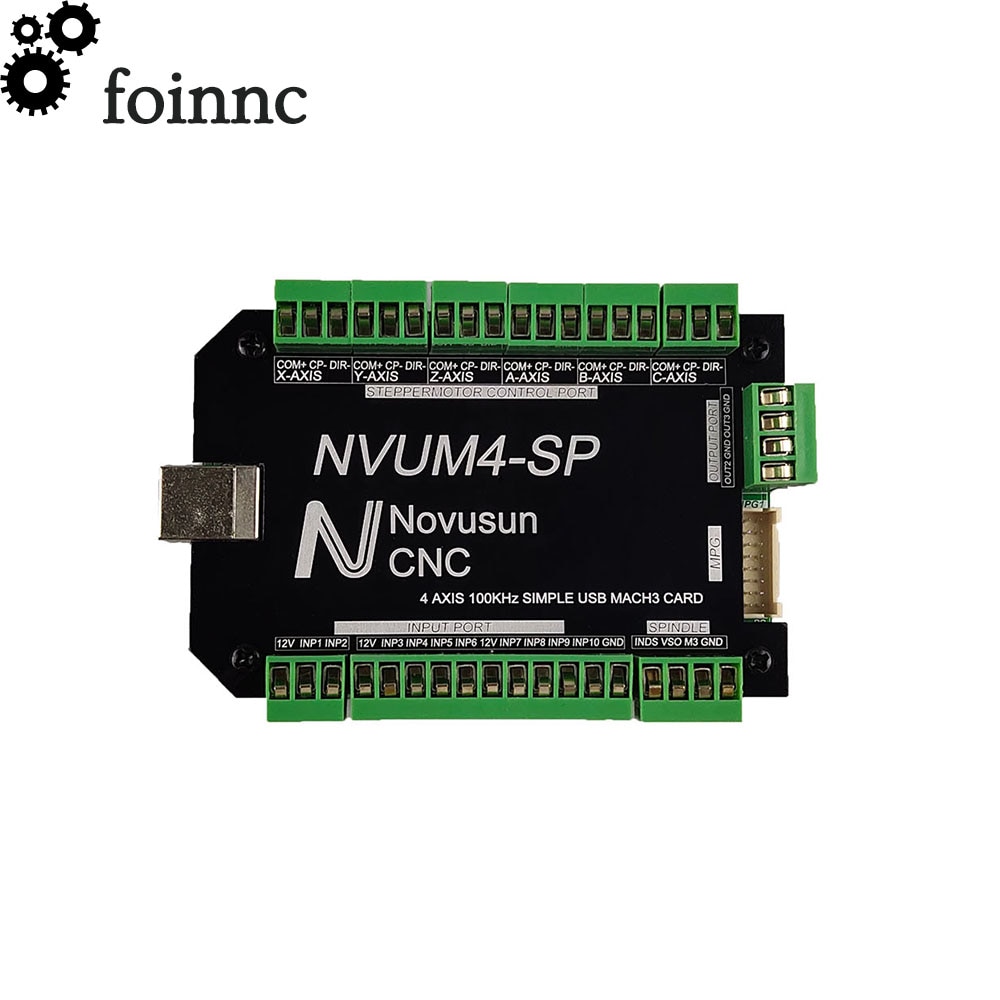Mach 3 usb-interface nvum-sp cnc bevægelsescontroller nvcm -sp 3/4/5/6 akse cnc bevægelseskontrolkort til trinmotor