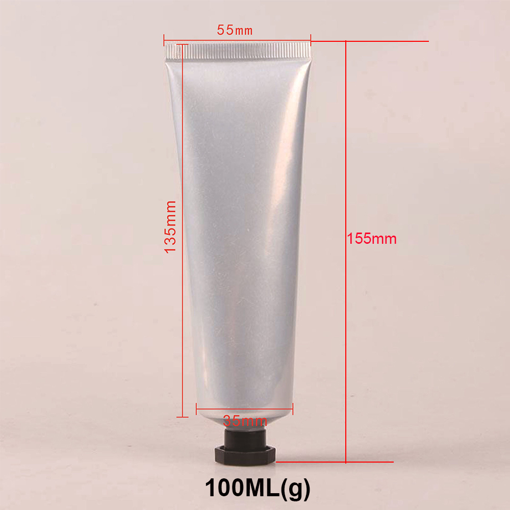 Tubo suave de plástico de aluminio vacío recargable para loción, champú, Gel de ducha, botellas exprimibles, envases cosméticos de viaje