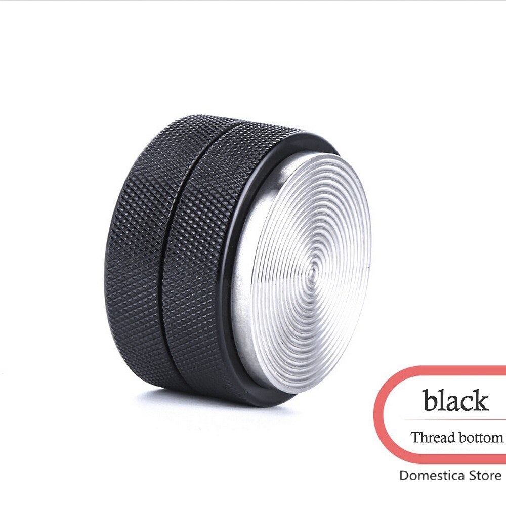 51/58mm espressokaffe tukle justerbar kaffe tukle til barista flat rustfritt stål utgangspunkt kaffebønne trykk verktøy: C / 51mm