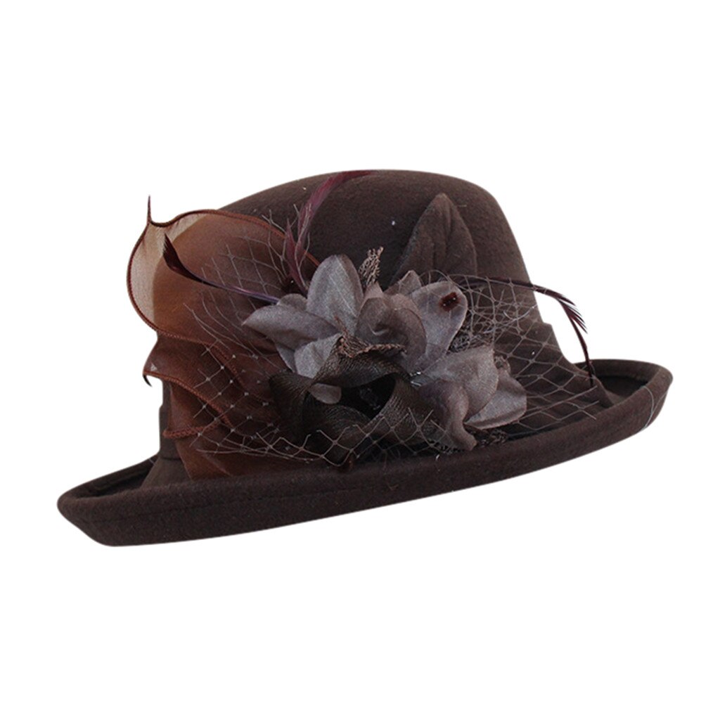 Style Spring Winter Women Beret French Style Hats Solid Floral color Berets Caps #G40: Coffee 