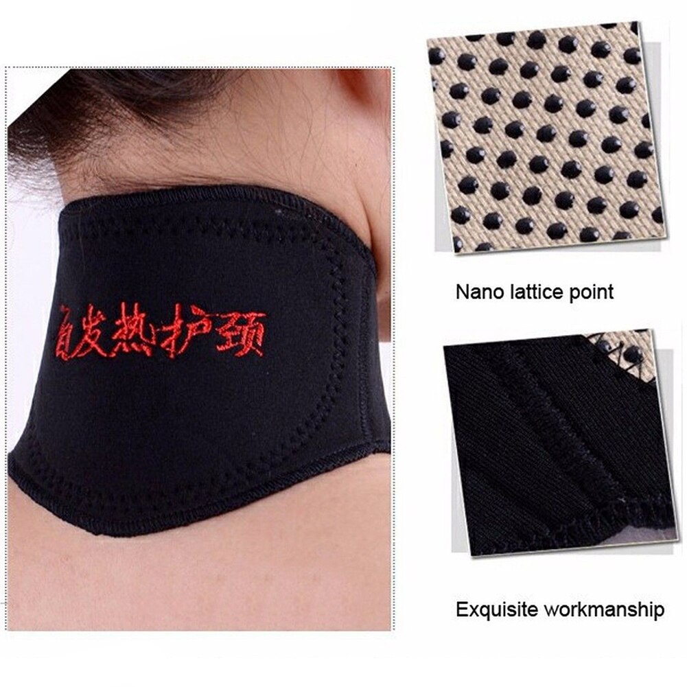 Magnetic Therapy Neck Brace Support Spontaneous Heating Belt Cervical Vertebra Protection Health Care Winter Sports Neck Protect