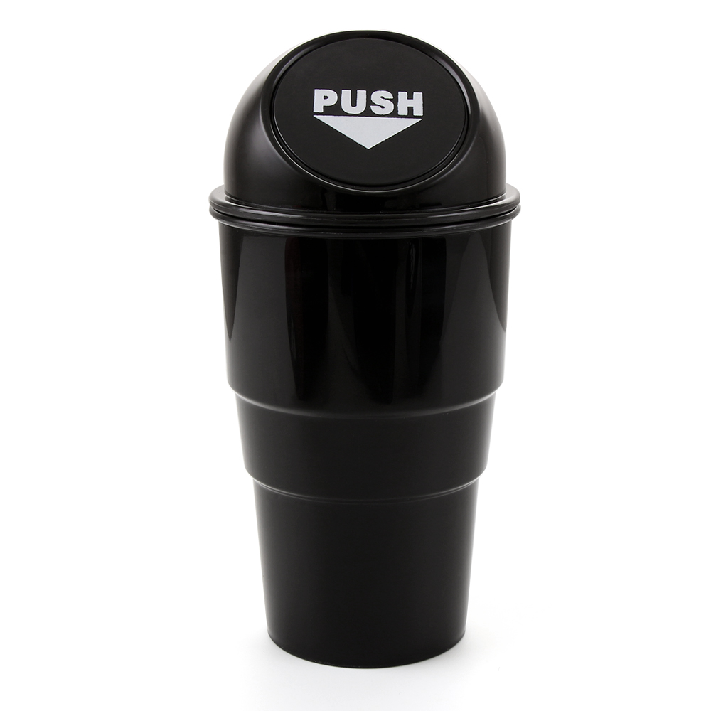 Car Trash Can Organizer Garbage Holder for Ford Focus 2 3 M3 MK4 ST Mondeo Mustang C-max Fiesta: Black