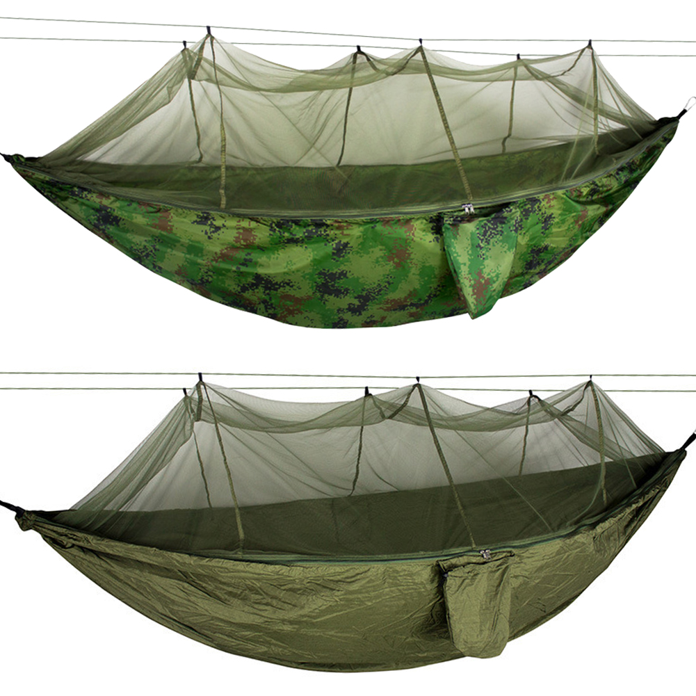 Portable Camping Hammock Tent Awning Rain Fly Tarp Swing Bed Waterproof Mosquito Net Hammock Canopy 210T Nylon Hammocks
