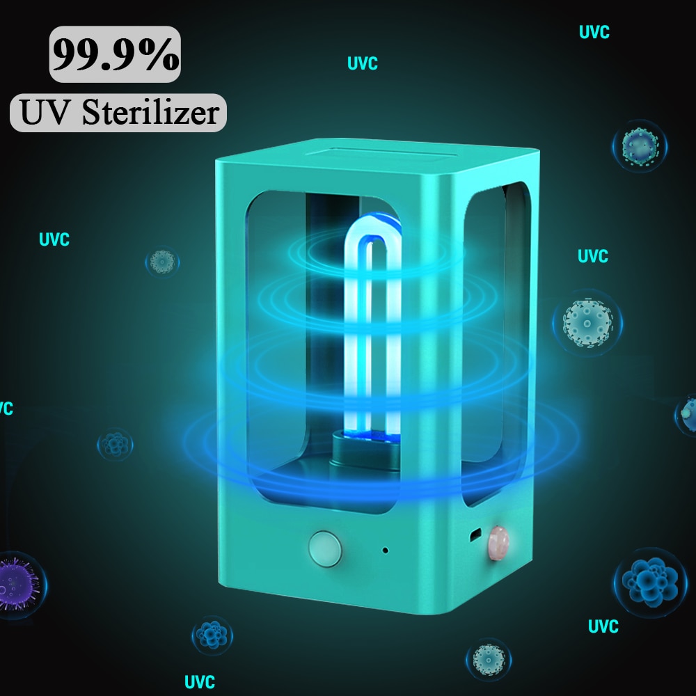 Uv Licht Sterilisator Smart Sensor Ultraviolet Sterilisator Usb Ultraviolet Desinfectie Light Quartz Lamp Led Uvc Kiemdodende Lamp
