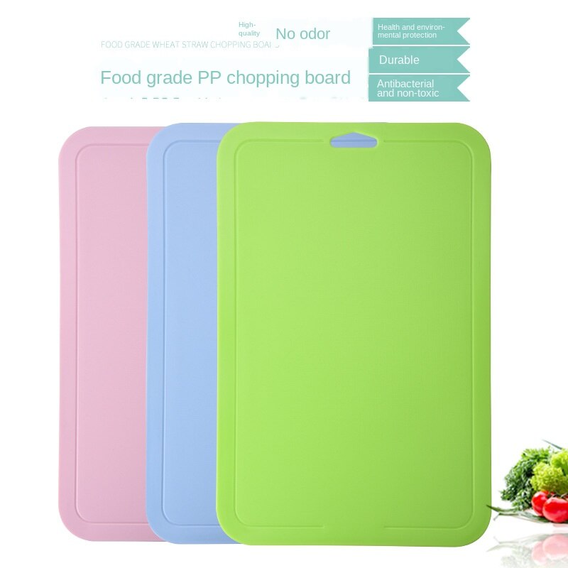 1 Plastic Snijplank Tafel Mat Anti Slip Ultra Dunne Snijden Groente En Fruit Board Baby Aanvullende Voedsel Snijplank