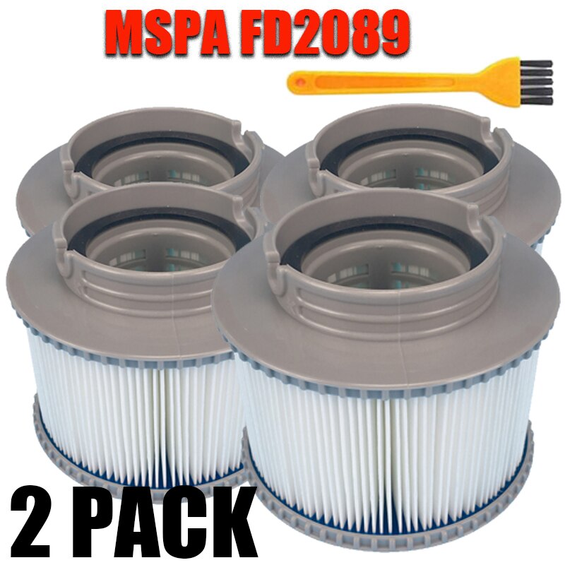 Mspa  fd2089 runda verktyg pool universal sil för camaro blue sea elegance badkar spa patroner: 2- pack