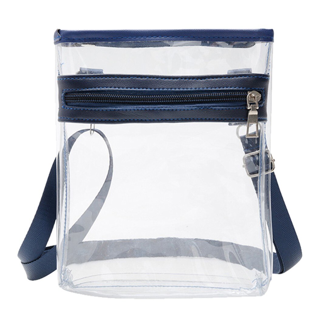 PVC Women Bag Street Transparent Convenient Carry Face Mask Hand Sanitizer Clutch Shoulder Bag Personality Messenger Bag