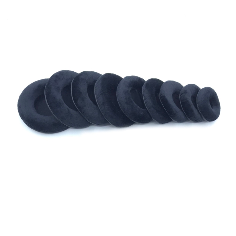 Almohadillas para auriculares, orejeras terciopelo piezas reparación auriculares 60mm-110mm