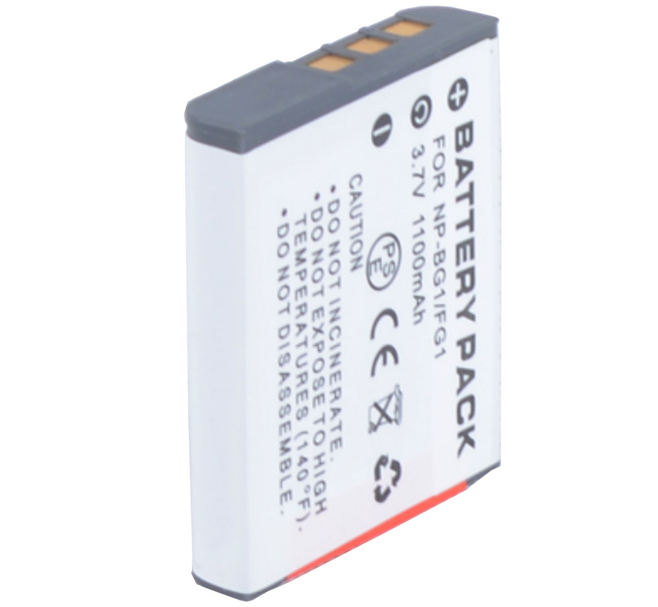 CellePhone Batteria Compatibile Sony NP-BG1 / NP-FG1 – Ricaricabile Li-Ion, 900 MAh, 3,7V, Per Fotocamere Cybershot Serie H, W, T, N, HX