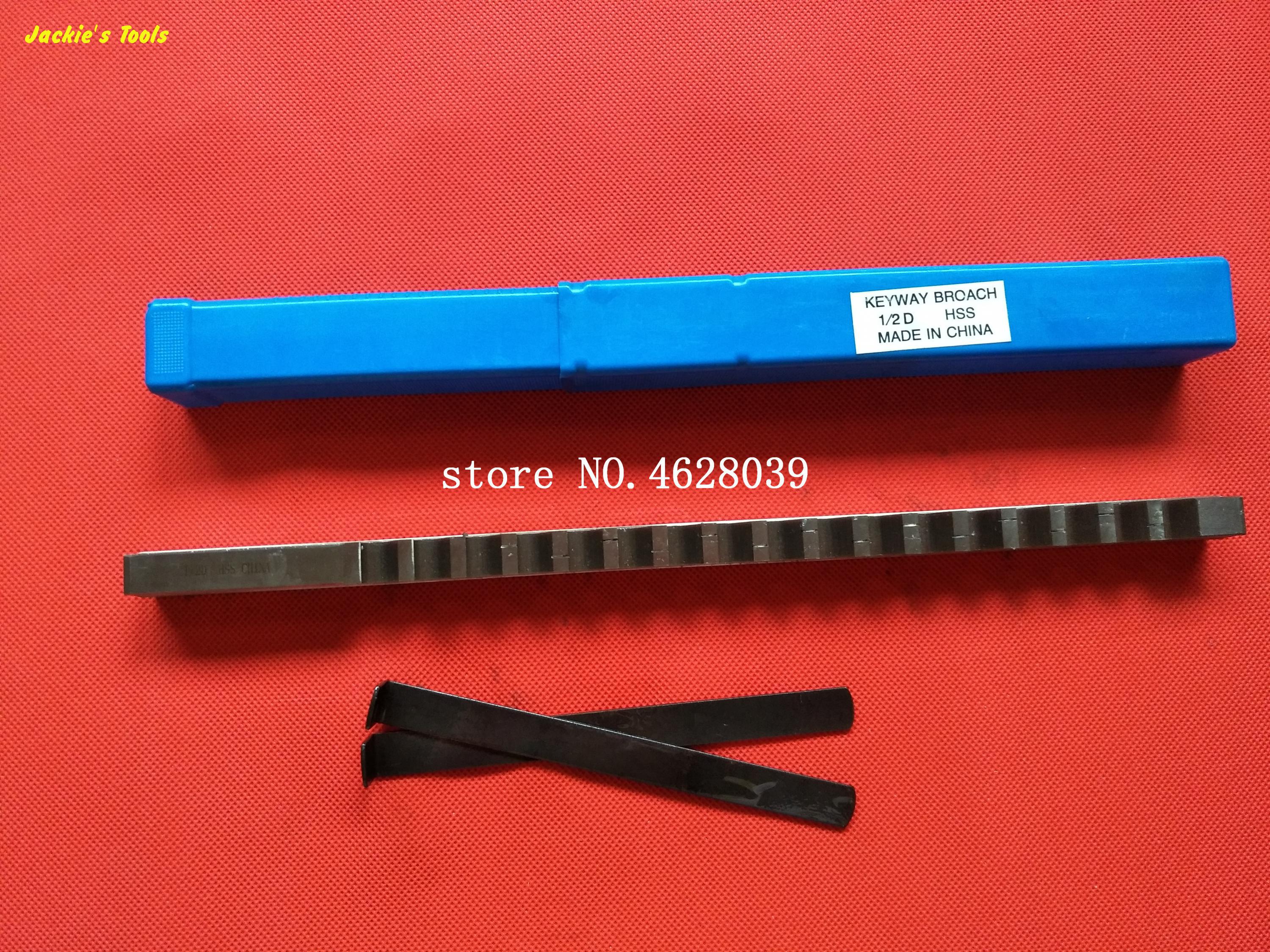 Outil de coupe HSS pour couteau Machine CNC, broche à clavette de Type poussoir 1/2 D