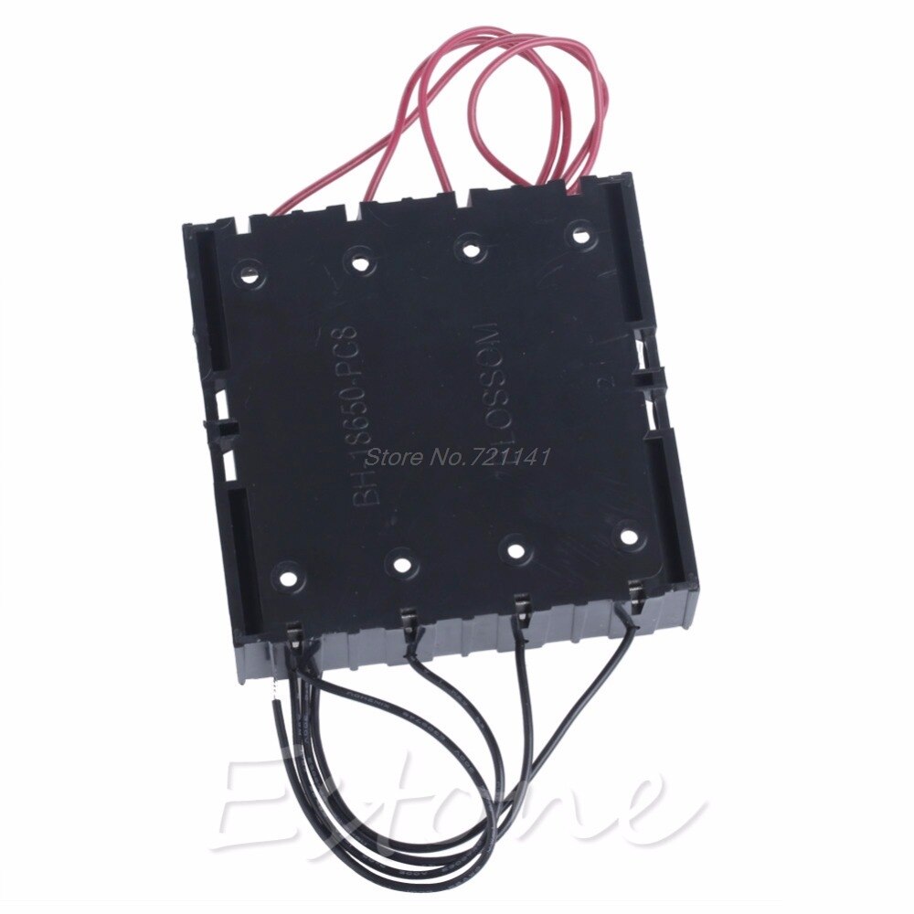 1 pc plastic batterijhouder opbergdoos koffer voor 4x oplaadbare 18650 elektronica voorraden